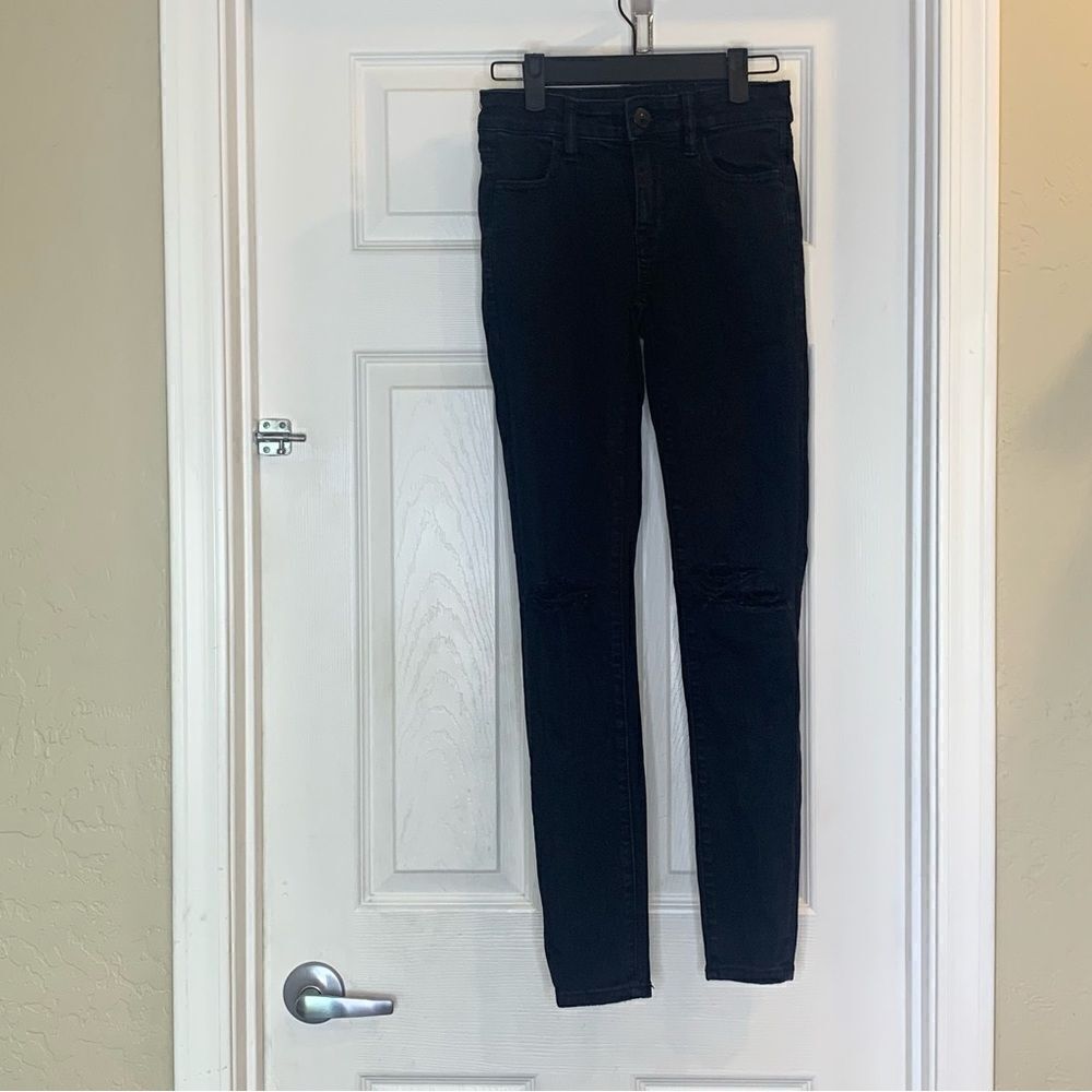 American Eagle Black Jegging Size 0
